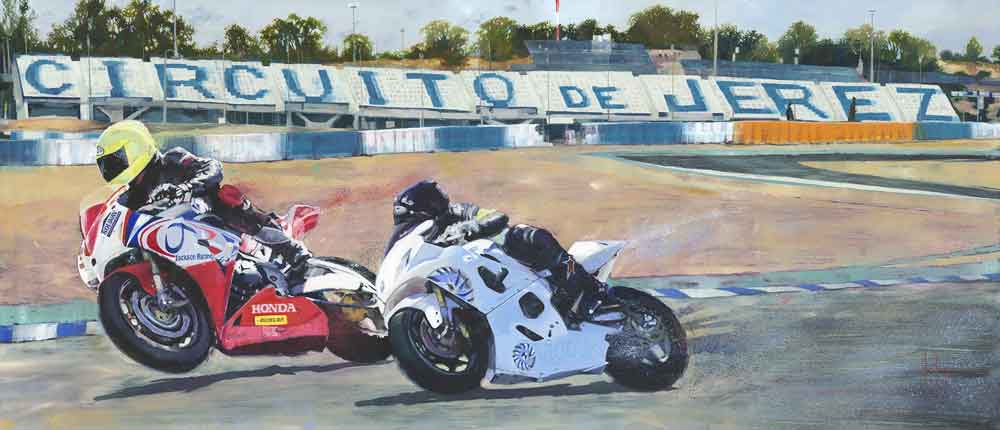 Circuito de Jerez (Ash's Move) by Helen Jayne Art